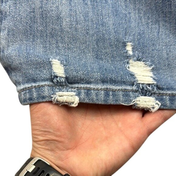 KanCan Jeans Straight Distressed High Rise Women's Size 28 - Picture 9 of 10